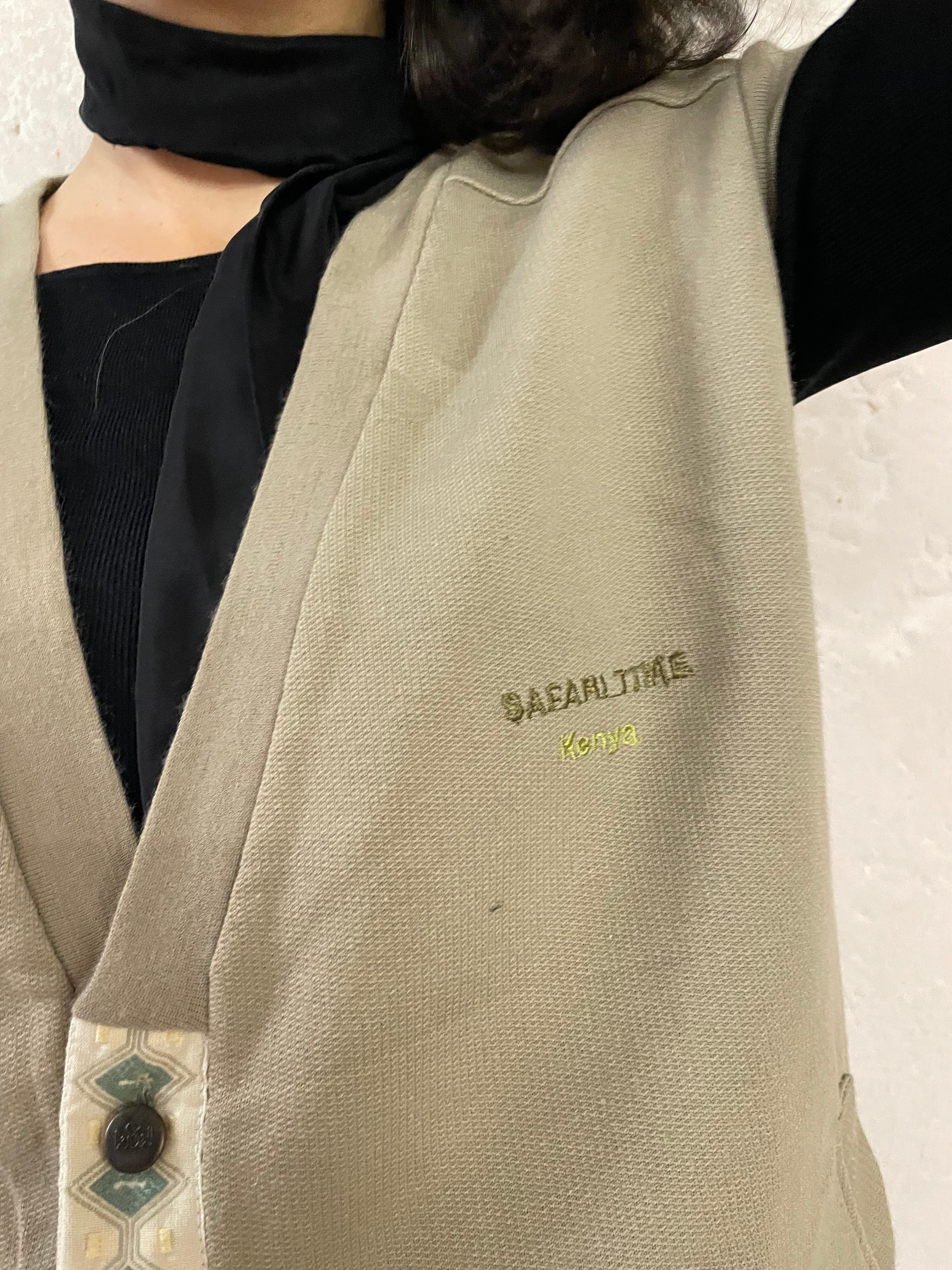 Italienische Süße Weste Safari TIme - Kleiderhaufen - Default Title