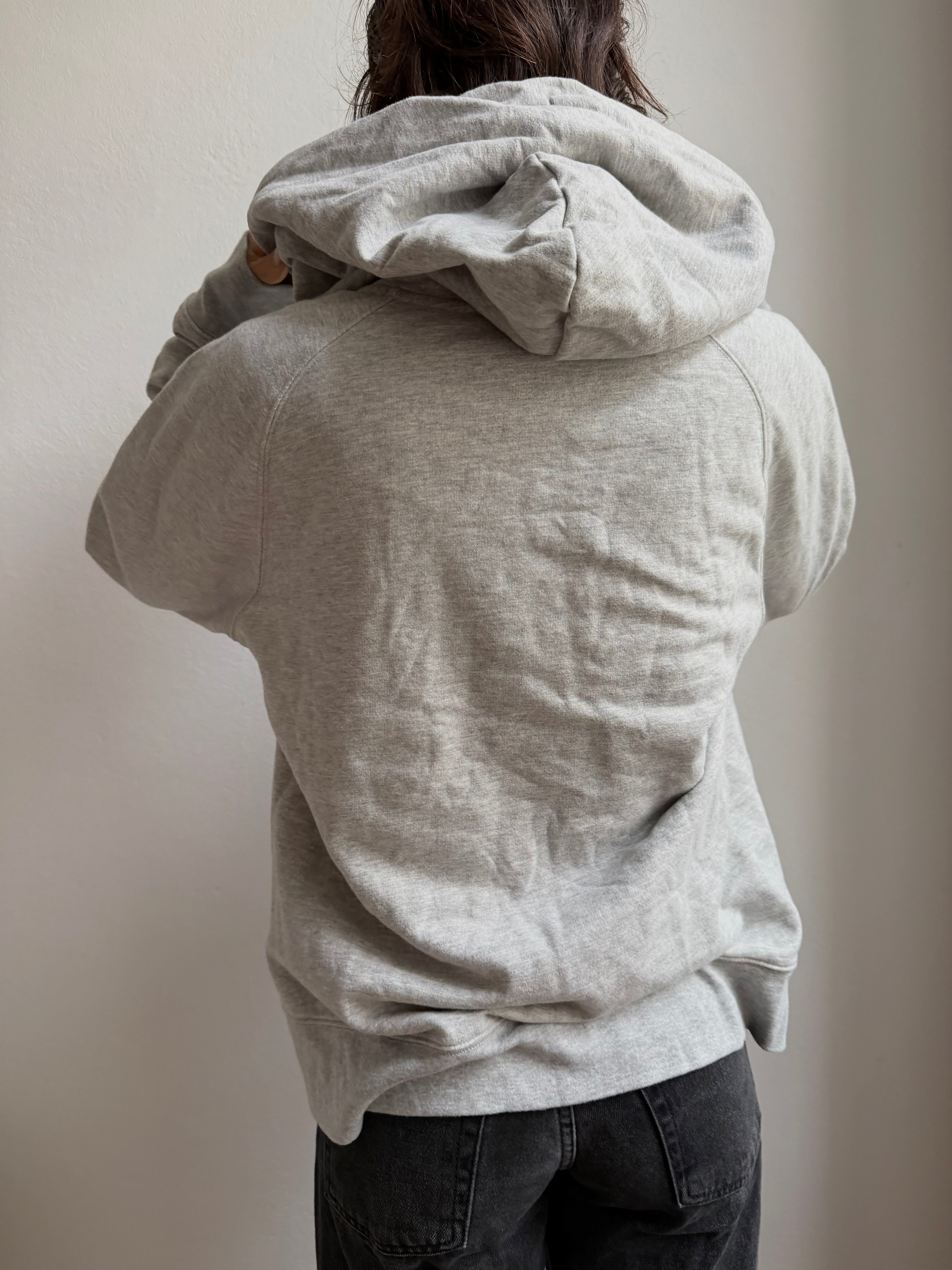 Cap Sweater Jacket Grey Unisex - XL