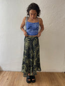 Langer dunkelgrüner Rock M - Kleiderhaufen - Default Title