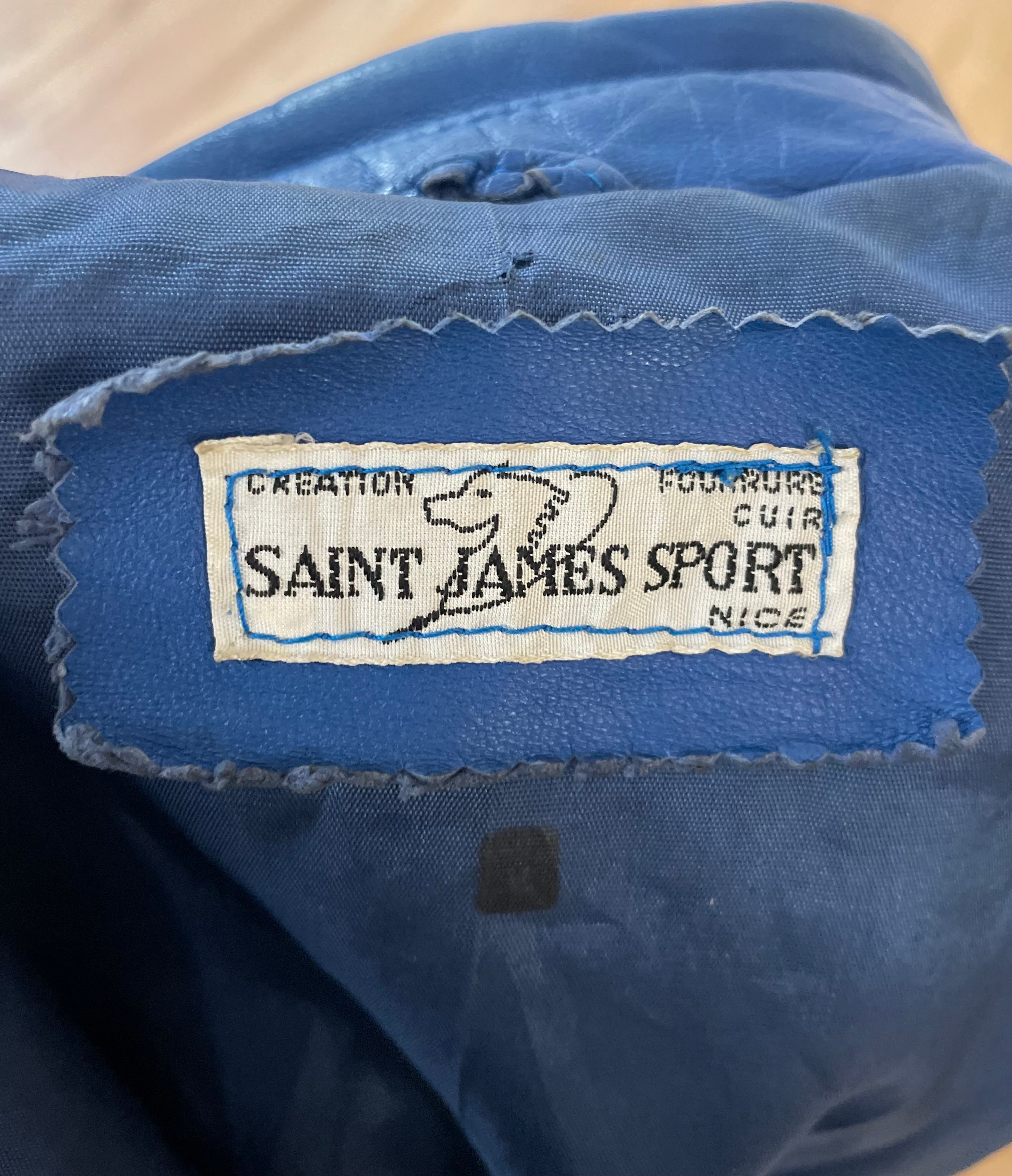 Vintage Lederjacke Saint James M