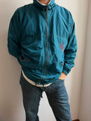 Vintage Oversized Löffler Track Jacket Blues Unisex - L