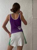 Lila Y2K top reversibel S - Kleiderhaufen - Default Title