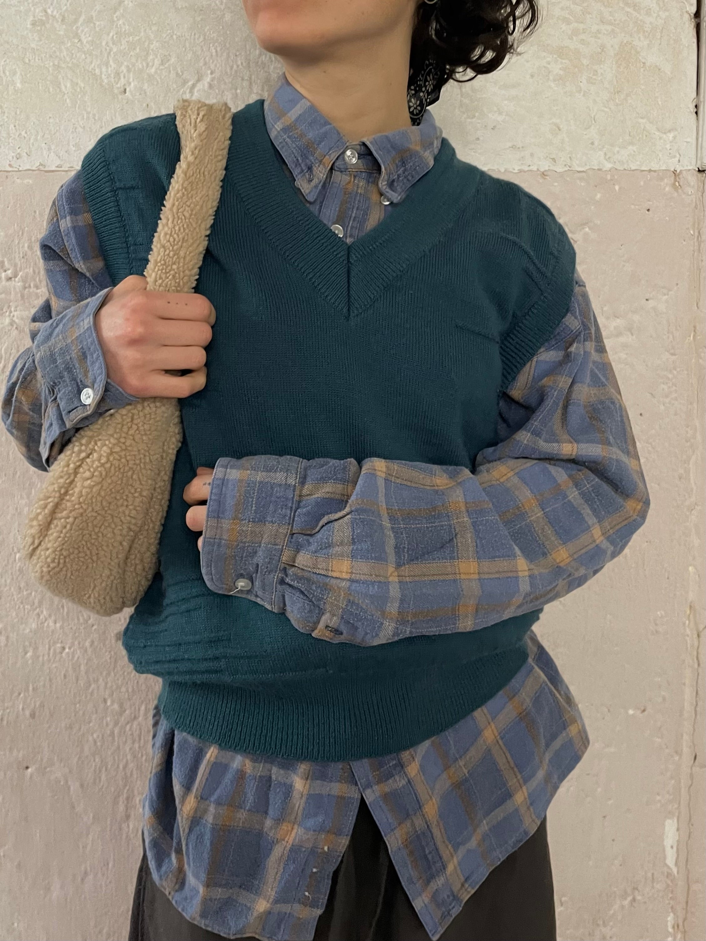 Frühlings Pullunder M - Kleiderhaufen - Default Title