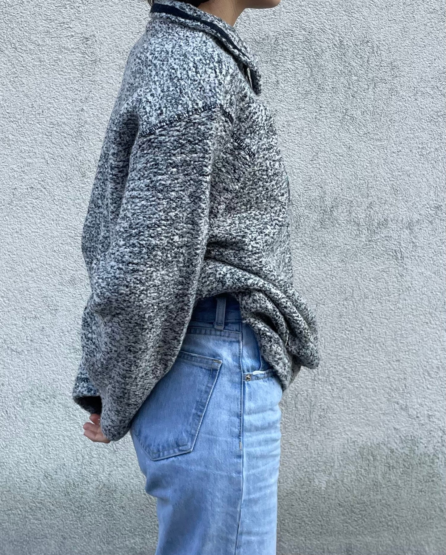 Gray Oversized Sweater