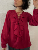 Bluse zum schnüren - Kleiderhaufen - Default Title