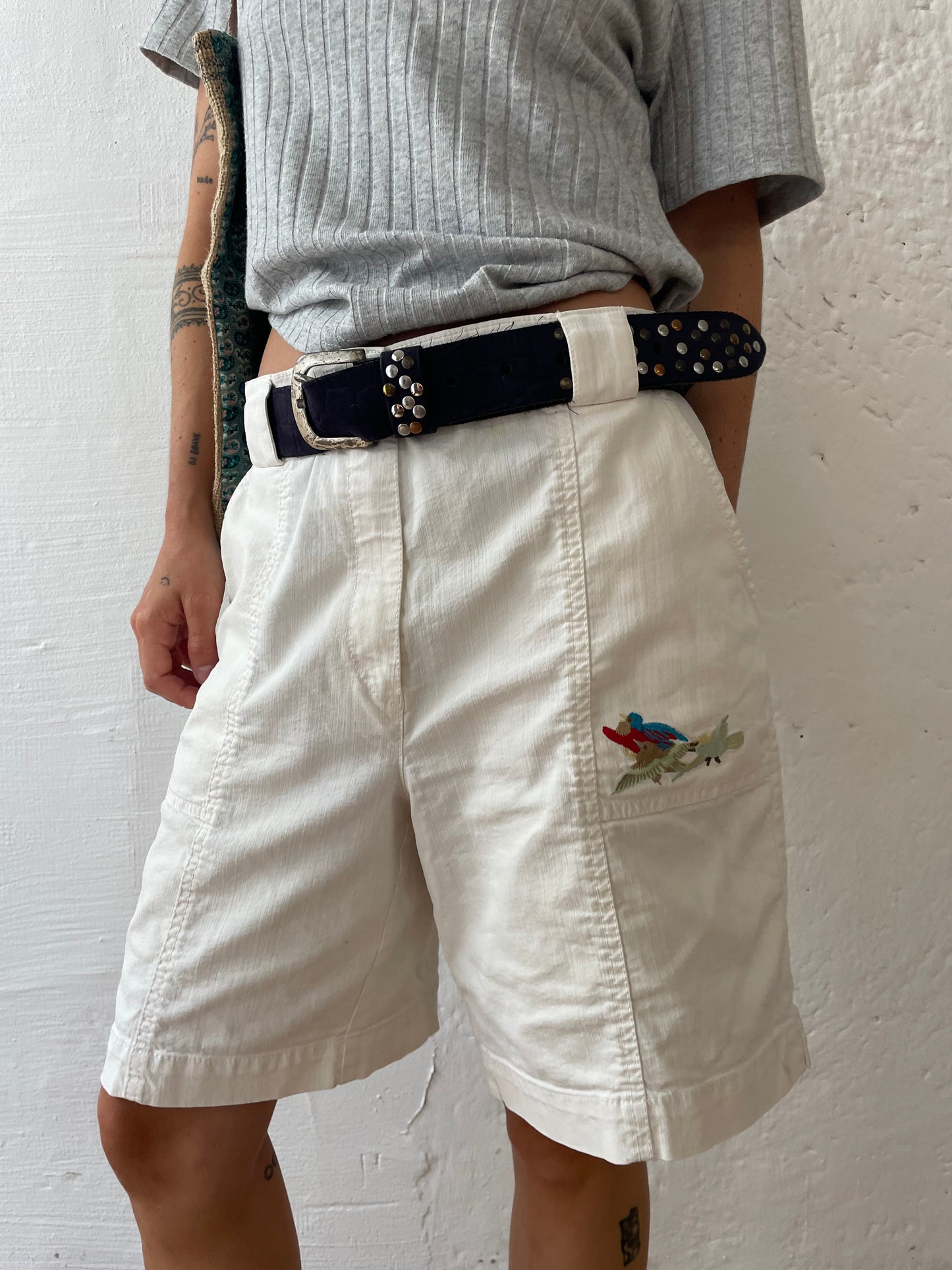Chino Shorts cremefarben 38