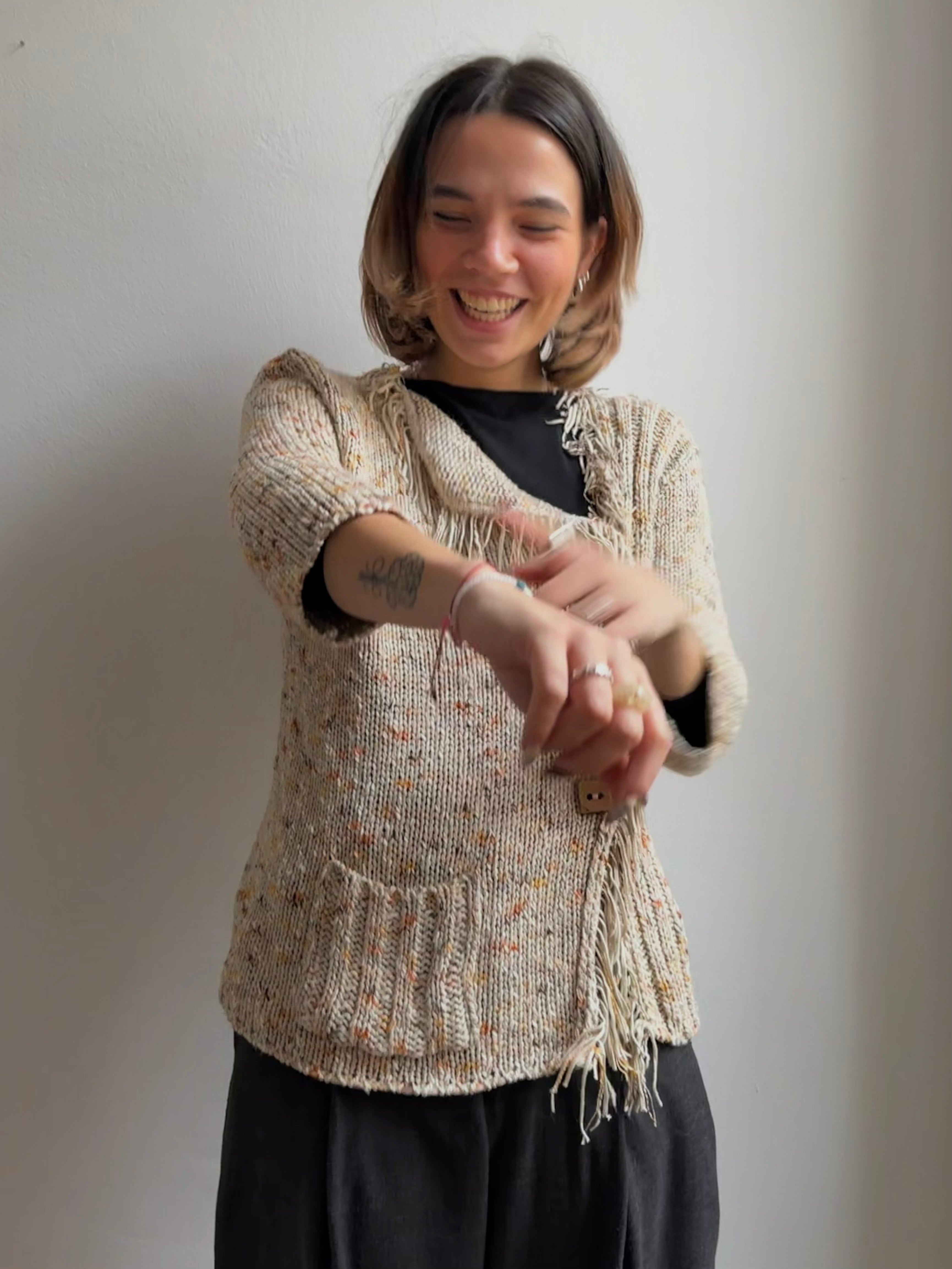 Spi-Len Paris Cardigan Beige - M
