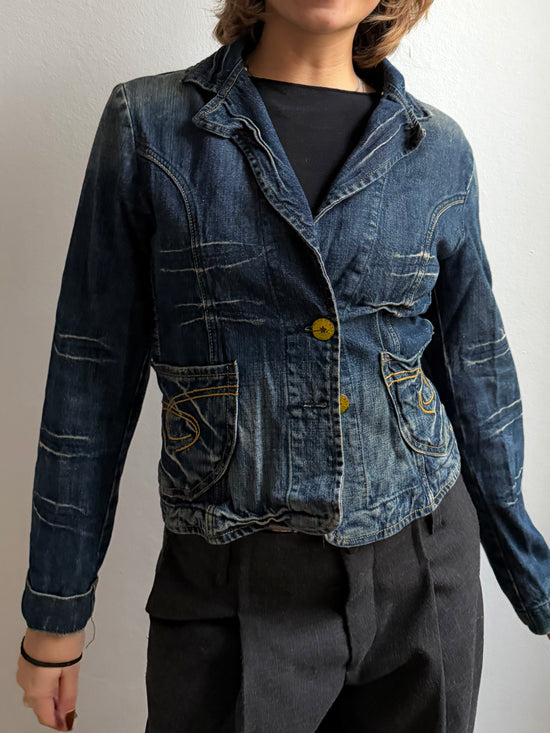 Park-Flash Jacket with Sparkling Stones on the back - S