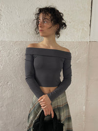 Clockhouse Schulterfreies Top M - Kleiderhaufen - Default Title