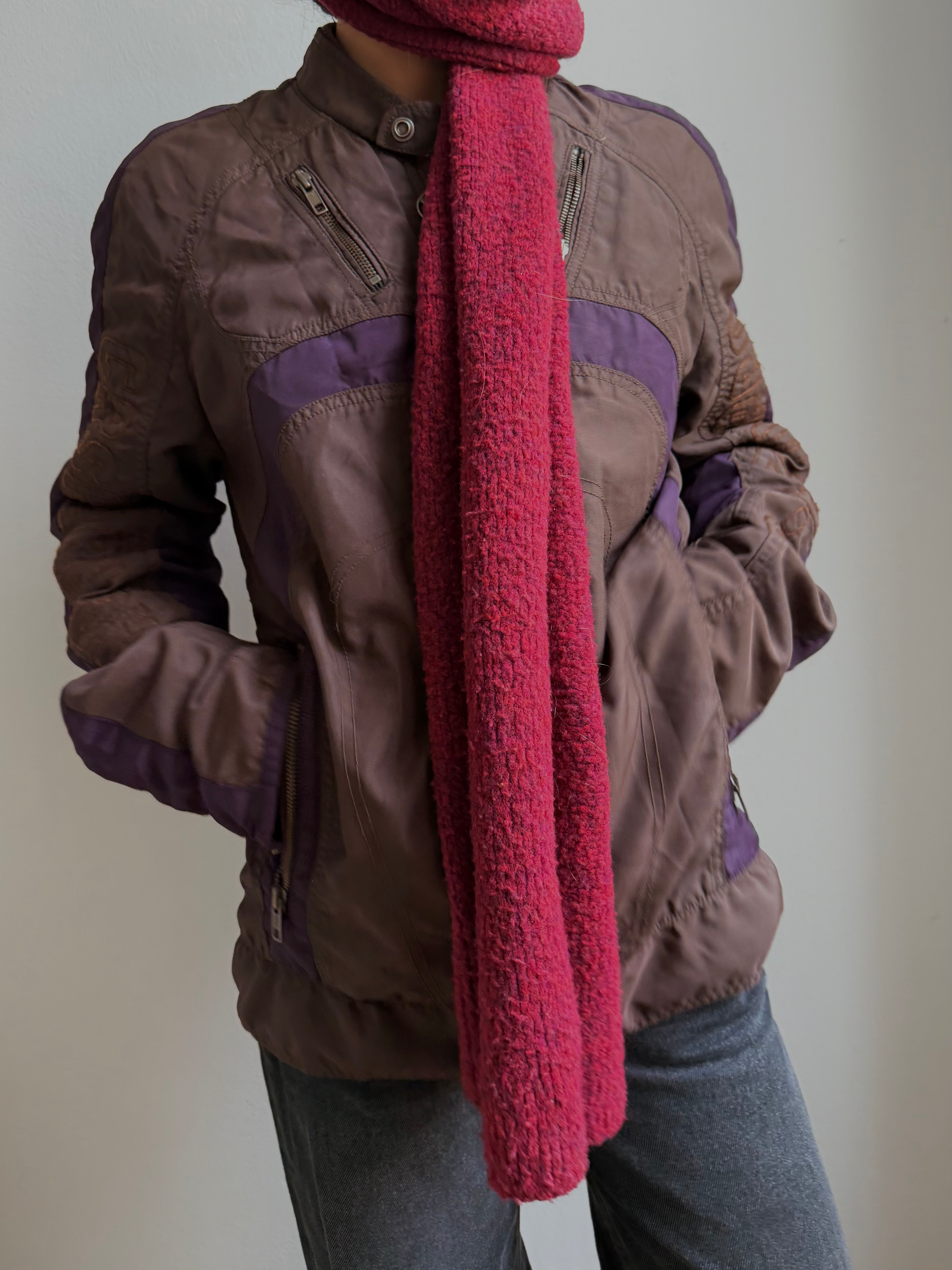 Diesel Jacket Brown and Purple Unisex - M