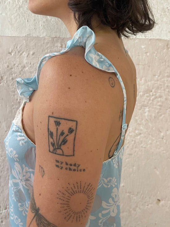 Y2K Rüschen Top S/M