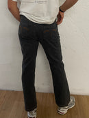 Vintage Michele Boyard Jeans Grey Orange Stitching Detail – L