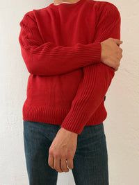 Sweater Blue Seven Red Classic Crewneck Unisex – M