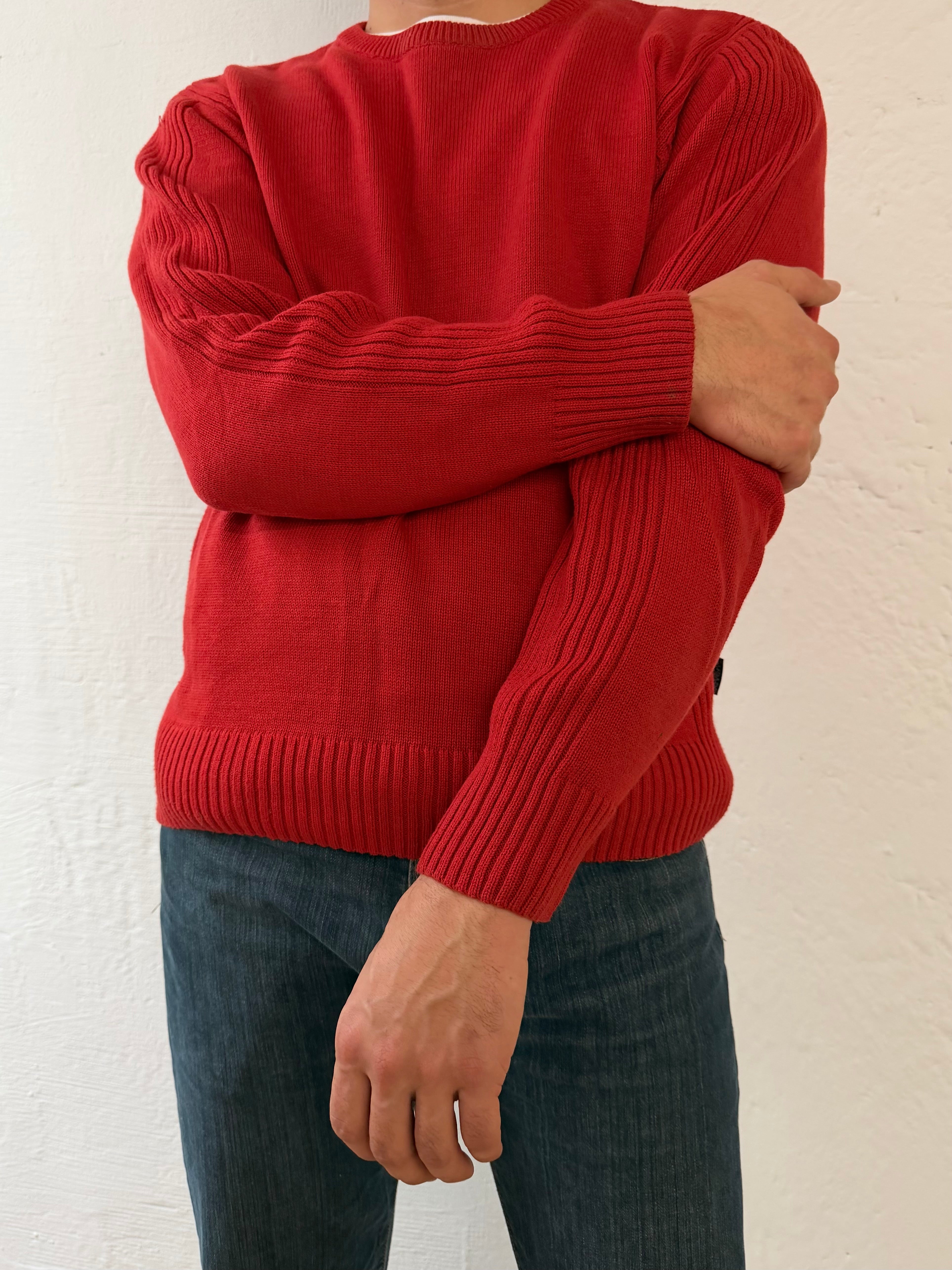 Sweater Blue Seven Red Classic Crewneck Unisex – M