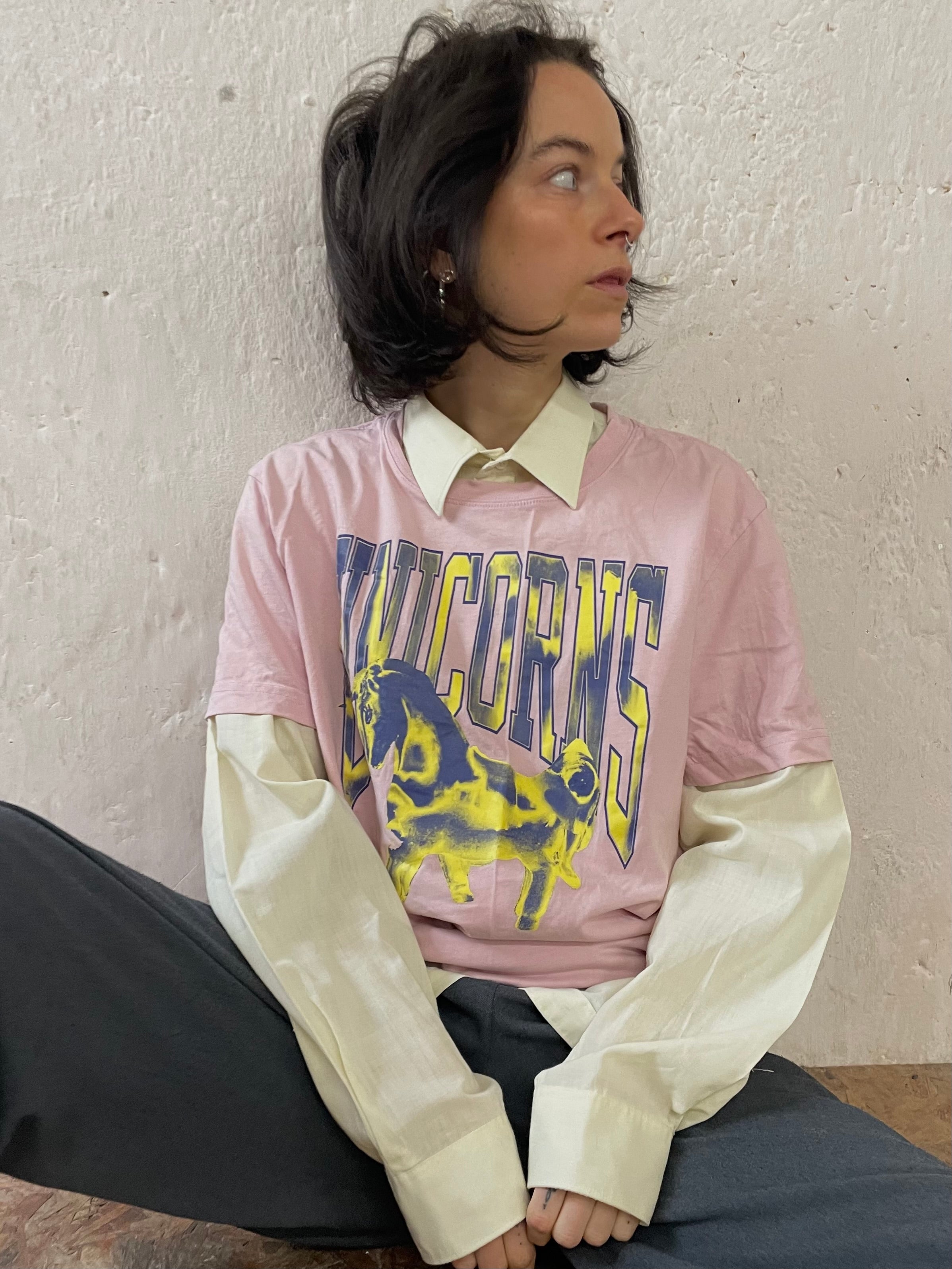 Langarm Creme Hemd - Kleiderhaufen - Default Title