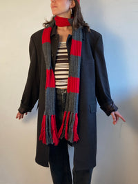 Coat Griffe Noire Brown Wool-Blend Spring Coat Unisex – M/L