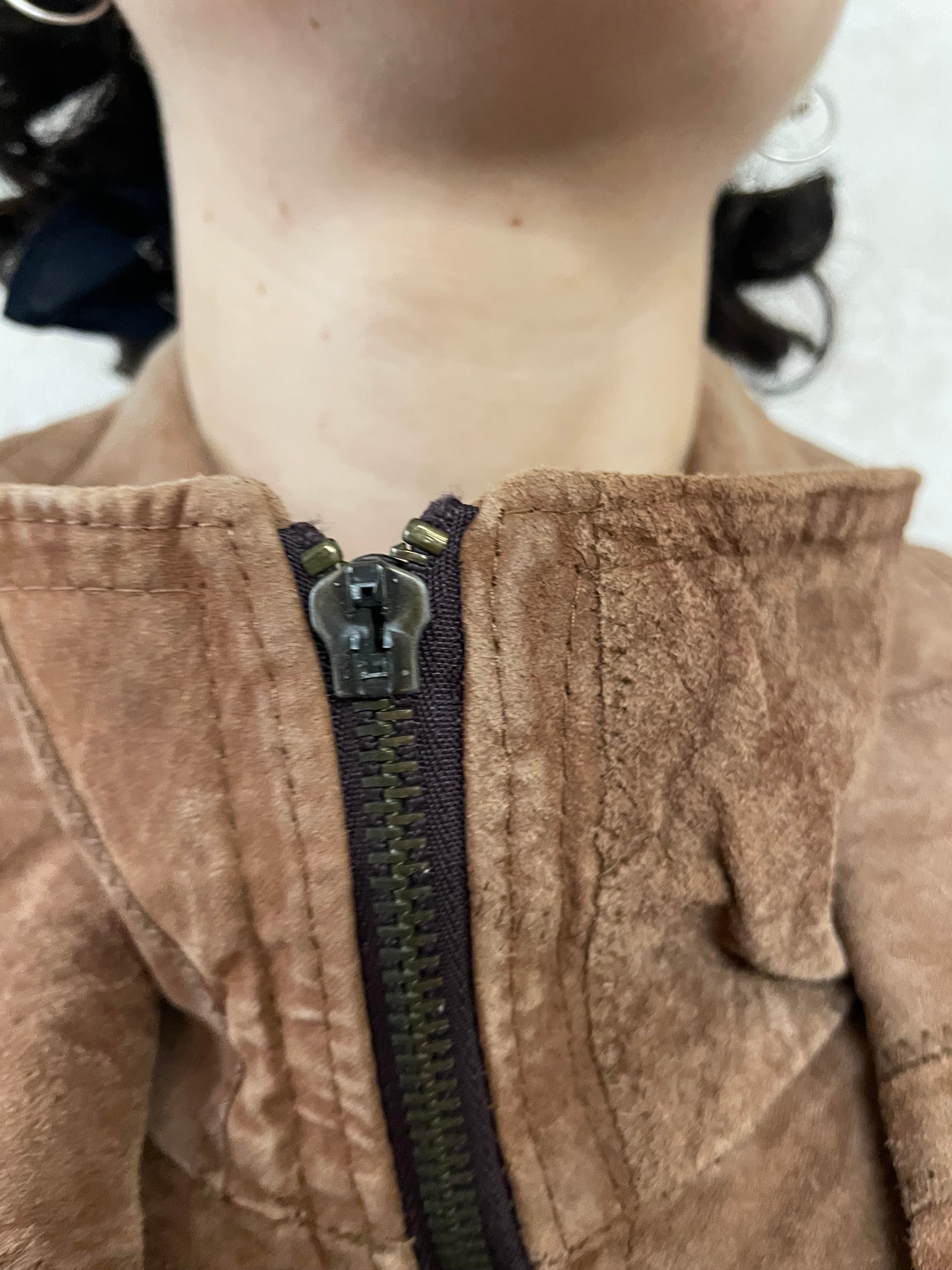 Wunderschöne Vintage Jacke aus Rauleder M - Kleiderhaufen - Default Title