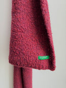 United Colors Of Benetton Scarf 100% Merinowool Burgundy - One Size