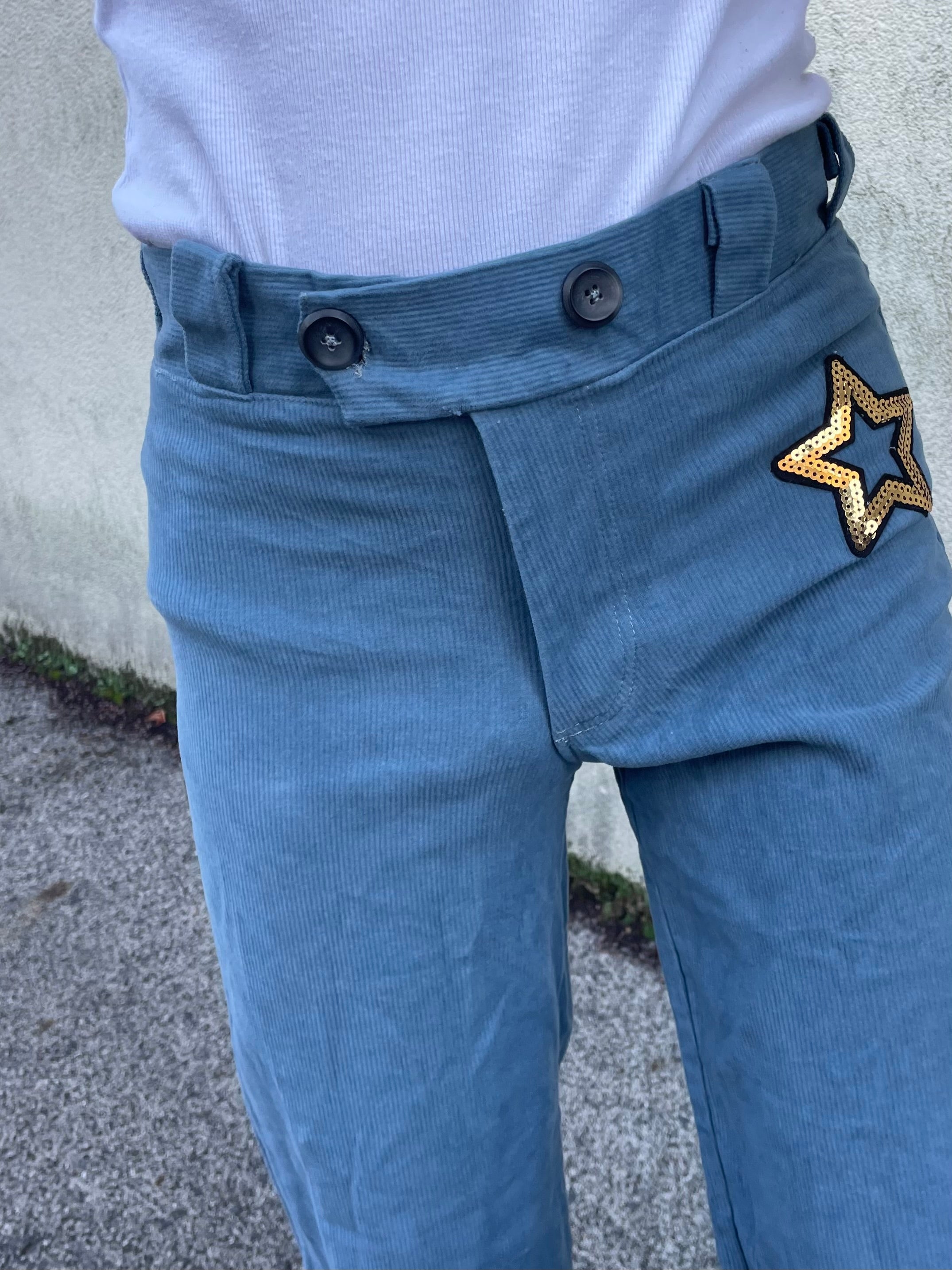 Wide-leg Pants be the STAR - Kleiderhaufen - Default Title