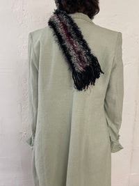 Trench Coat Green Long Mint – Women’s Size M