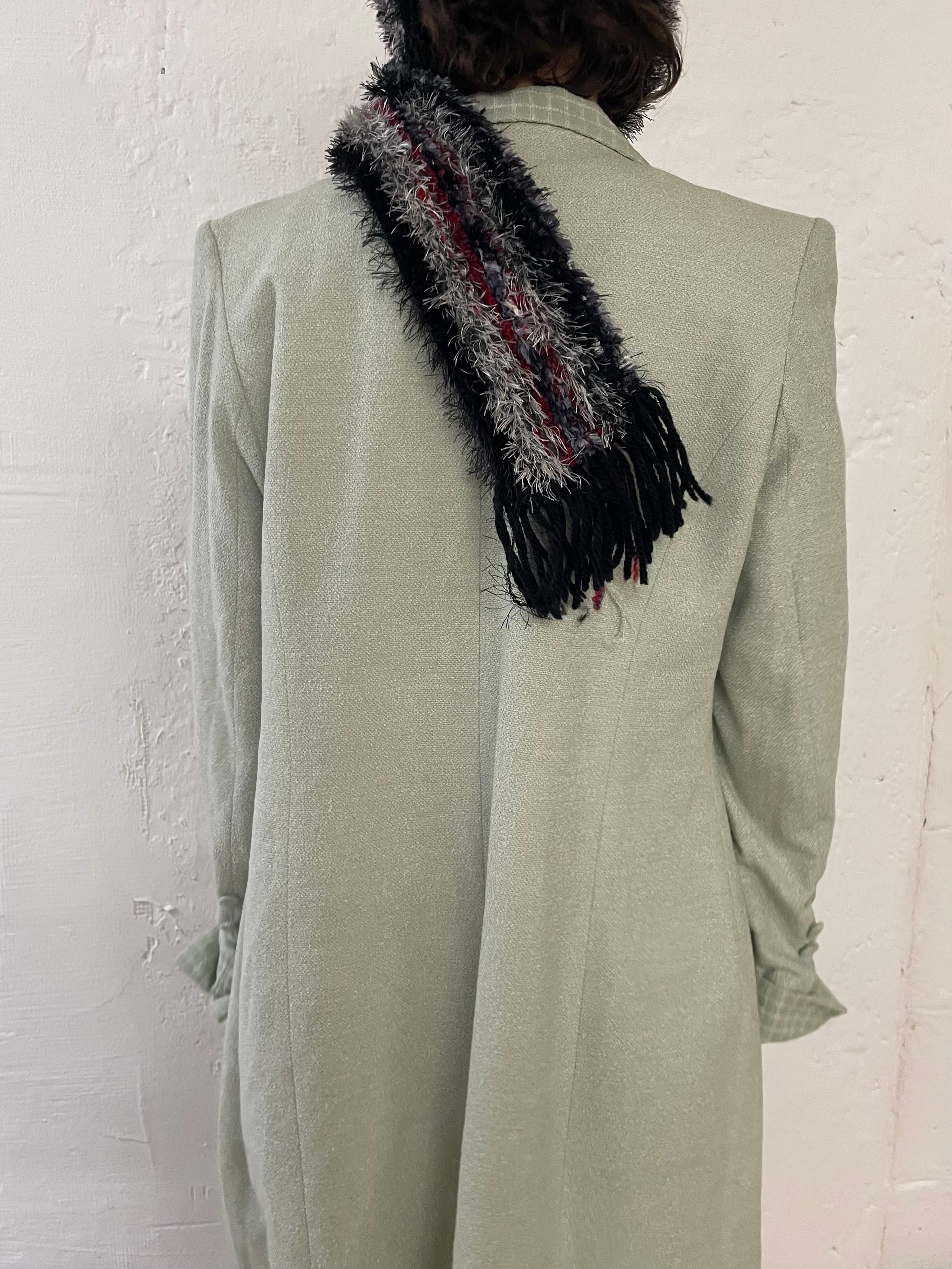 Trench Coat Green Long Mint – Women’s Size M