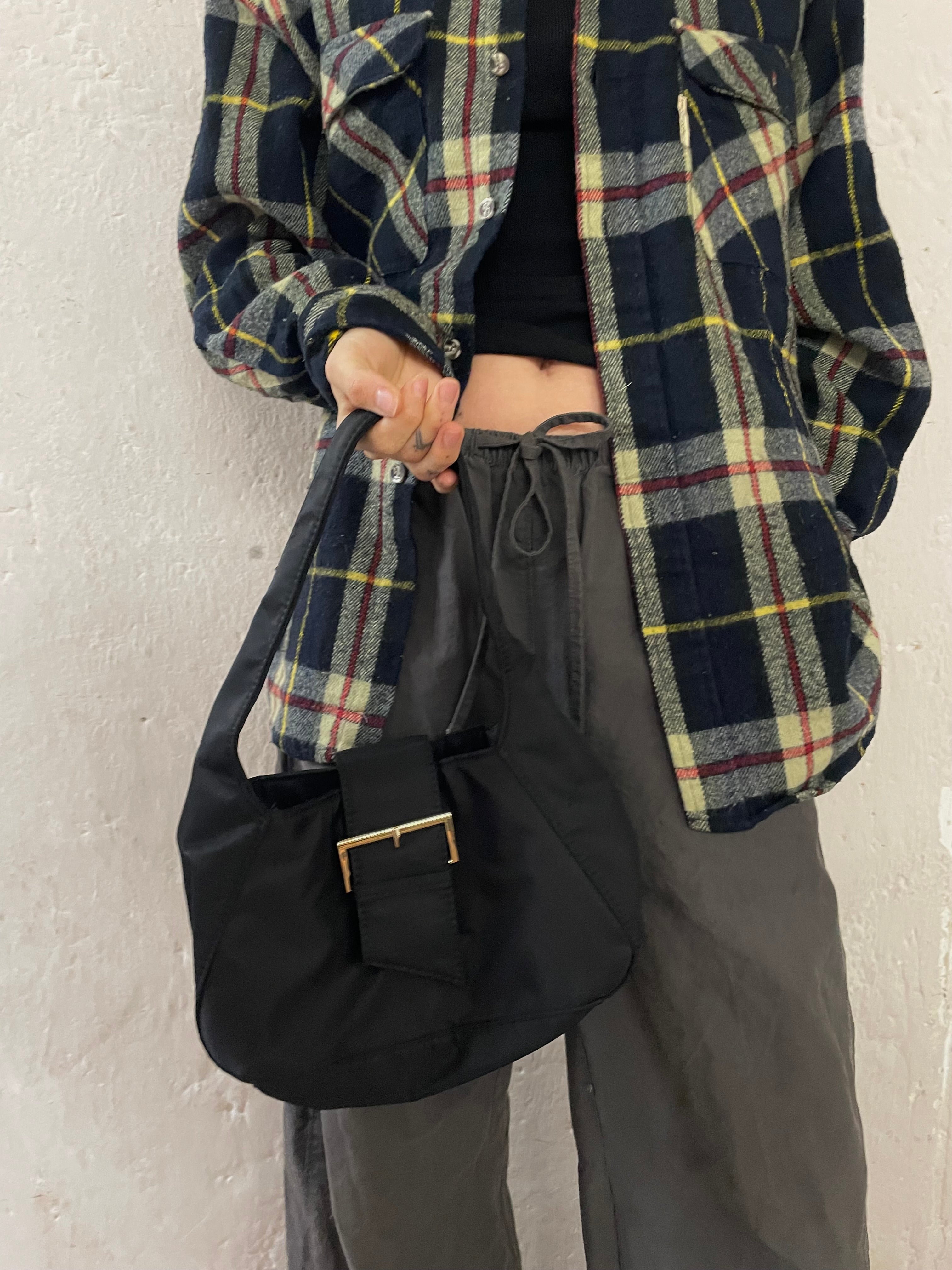 Vintage Stoff Hemd Unisex L - Kleiderhaufen - Default Title