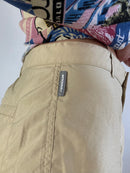 Shorts Vintage Reebok Beige Casual Sport Minimal Summer – M