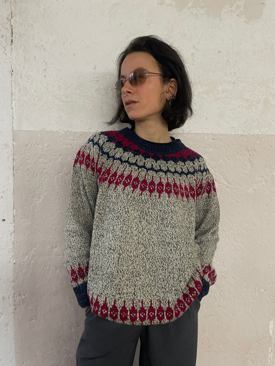 Wunderschöner Sweater Glitzer Streifen dabei