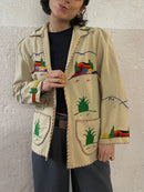 Bestrickte oder Bestickte Vintage Jacke - Kleiderhaufen - Default Title