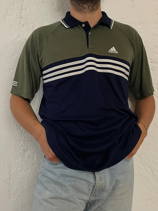 Vintage Adidas Polo Shirt black Oversized - XXL