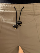 Unisex Pants Yokoo Beige Stretch Waist Adjustable Drawstring – L