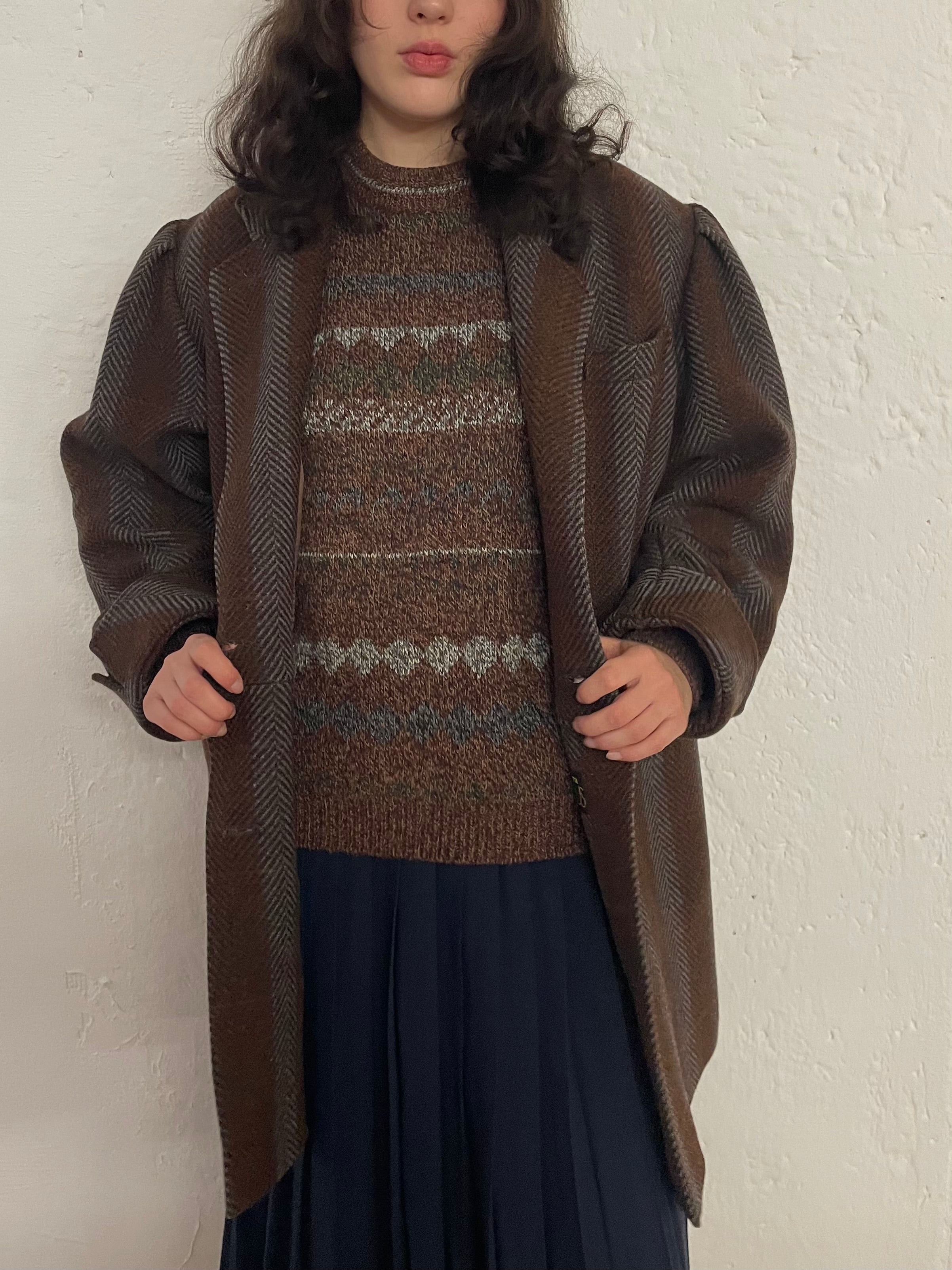 Vintage Makyta Luxury Coat Wool Blend Winter – L