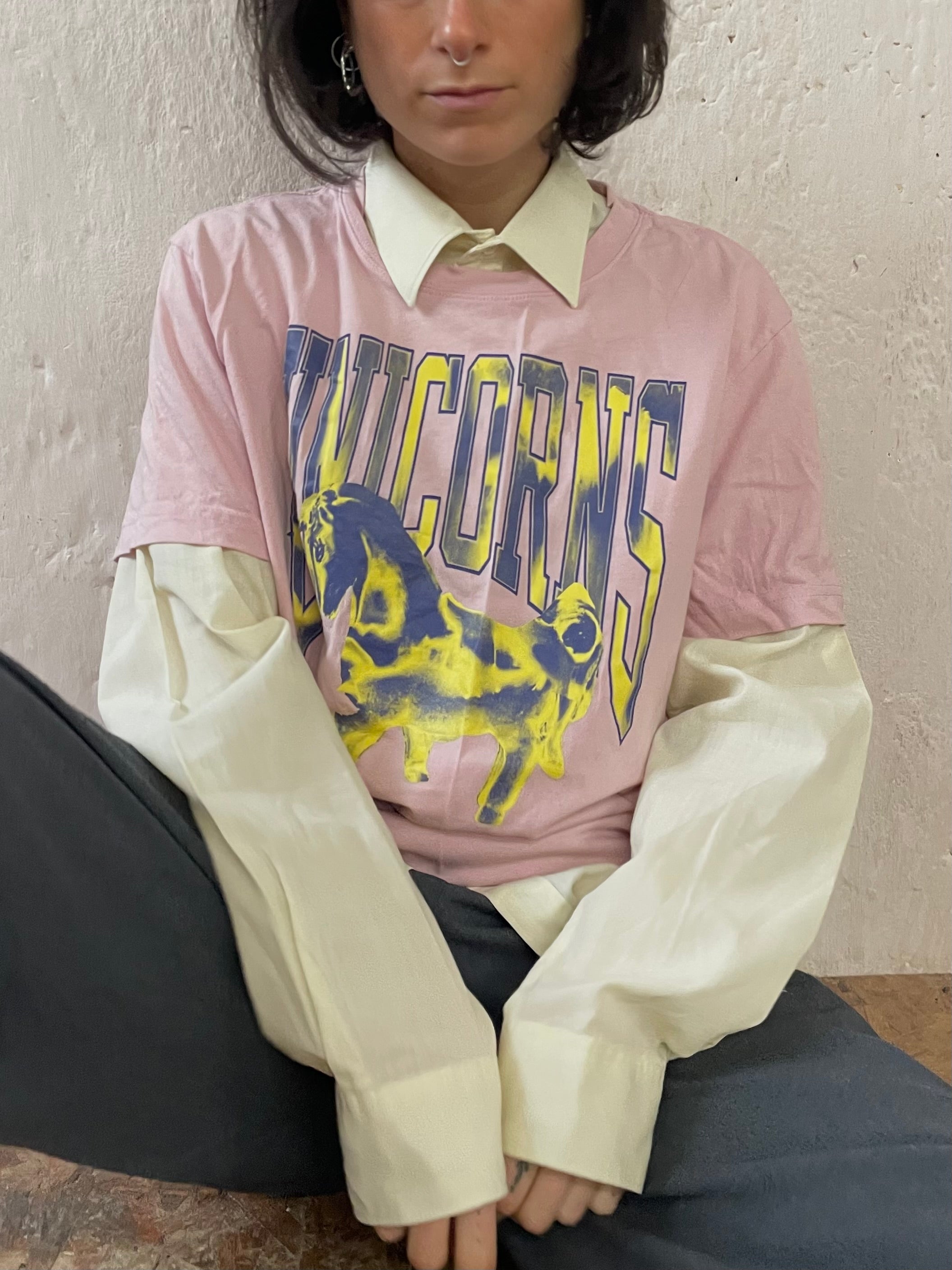 Langarm Creme Hemd - Kleiderhaufen - Default Title