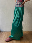 Langer Türkiser Rock mit dehnbaren Bund M - Kleiderhaufen - Default Title