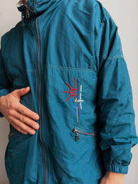 Vintage Oversized Löffler Track Jacket Blues Unisex - L