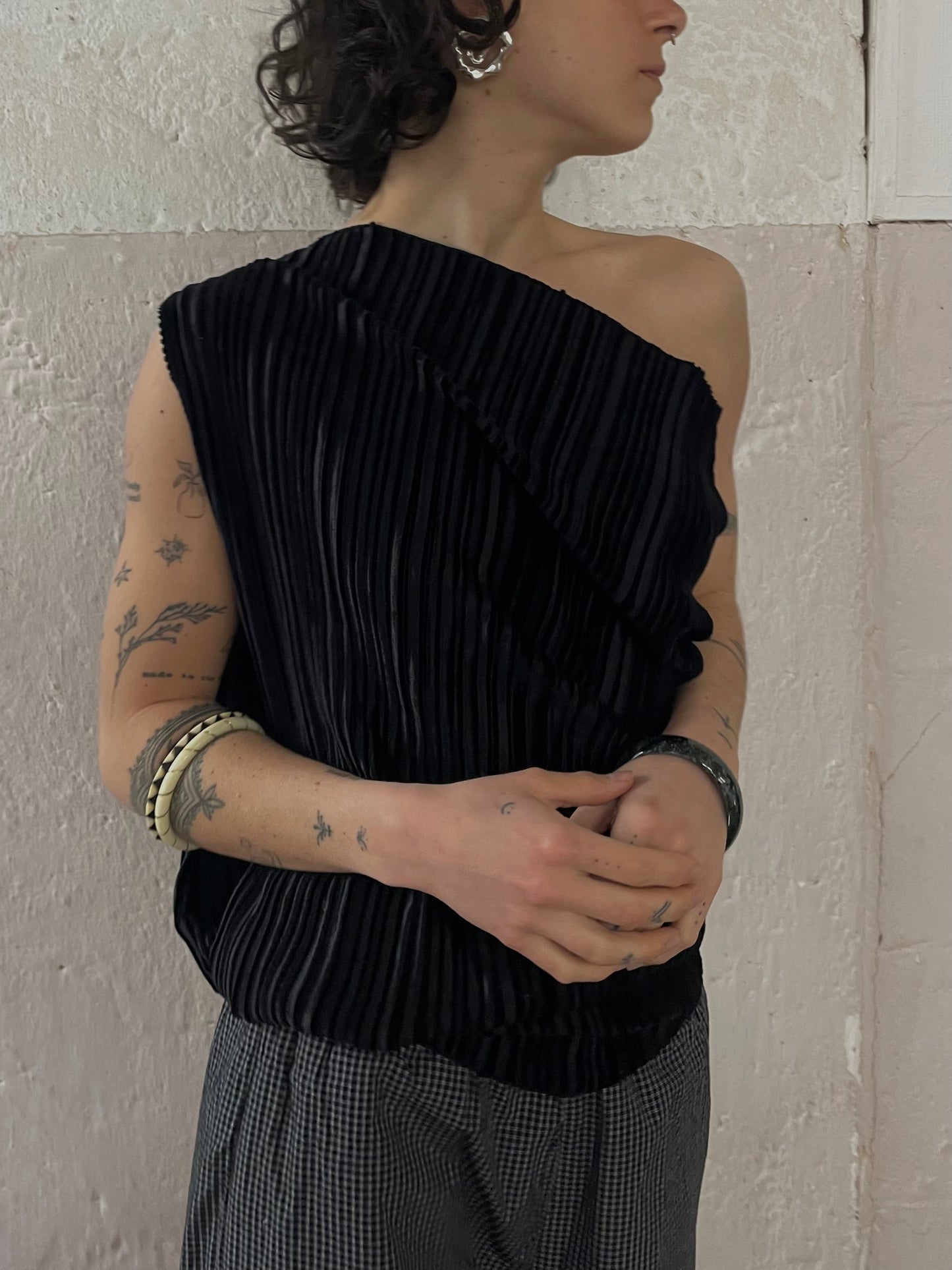 Vintage top black S