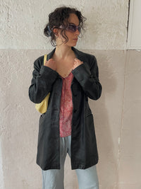 Vintage Ledermantel M