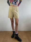 Shorts Vintage Reebok Beige Casual Sport Minimal Summer – M