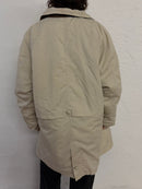 Warm Trenchcoat Light Grey Sleeve Details – M