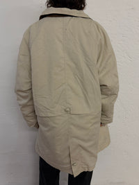 Warm Trenchcoat Light Grey Sleeve Details – M