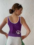 Lila Y2K top reversibel S - Kleiderhaufen - Default Title