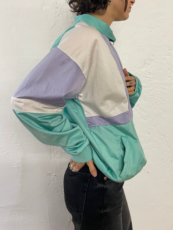 Vintage Style Blue Wings Sport Jacket – Blue – S