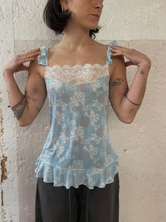 Y2K Rüschen Top S/M