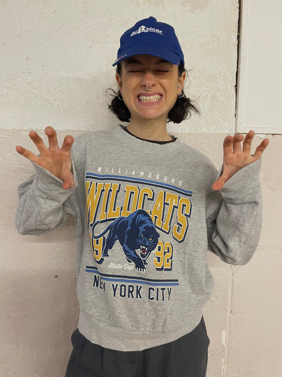 American Wildcats College Pullover Grey Unisex – M