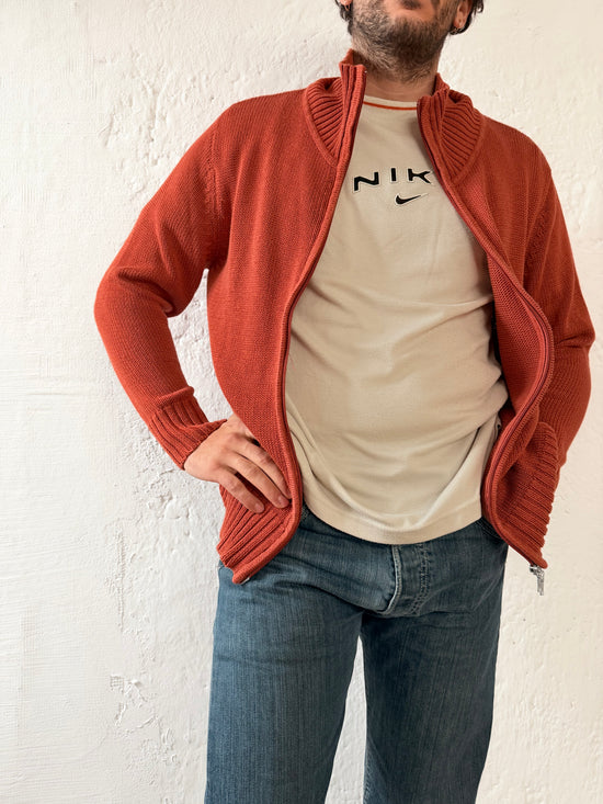 Cardigan CollectionL Rust Orange Unisex – L