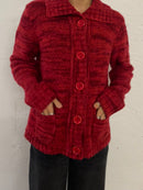 Vintage Cassani Jacket Red Buttons - M