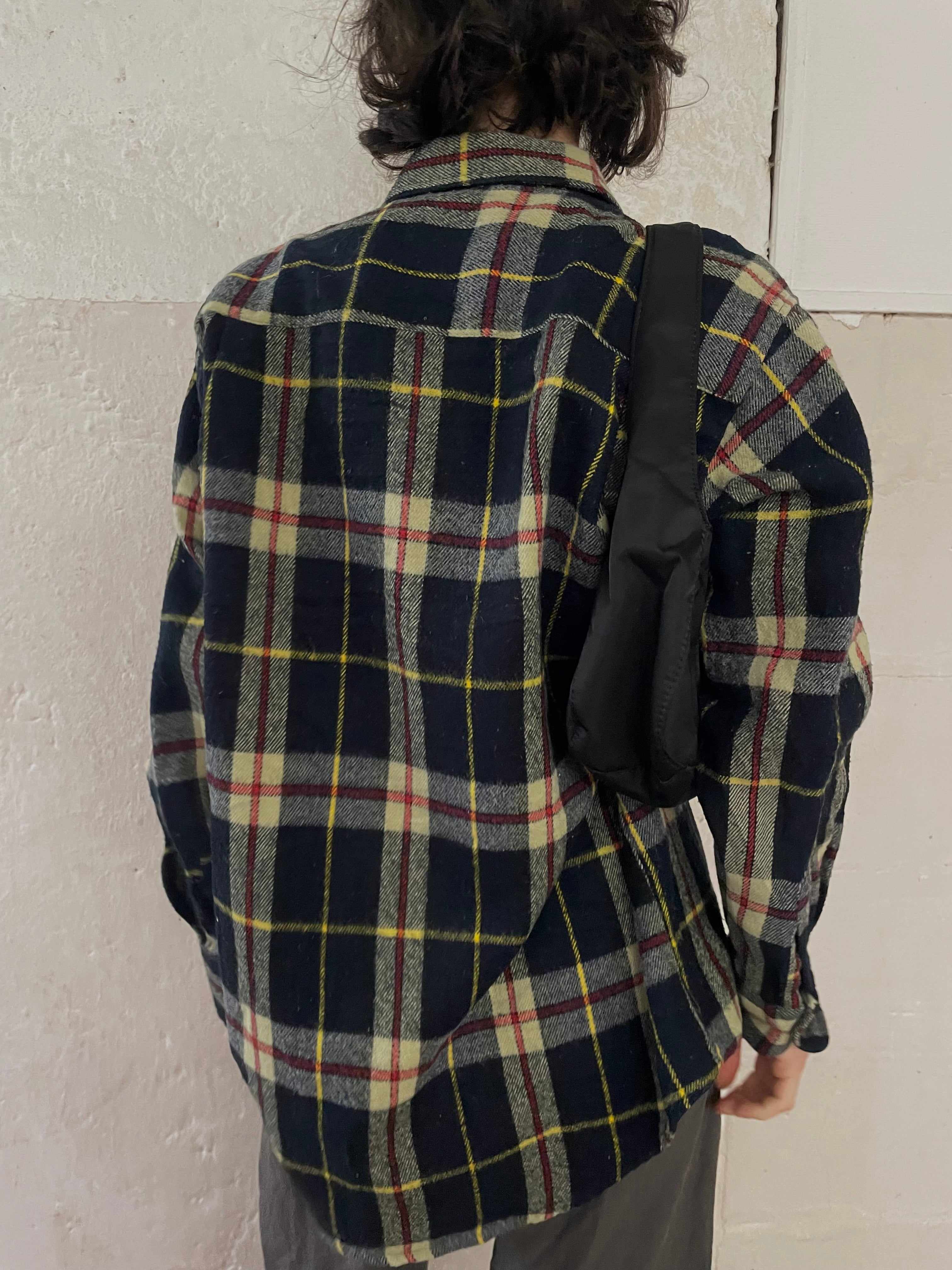 Vintage Stoff Hemd Unisex L - Kleiderhaufen - Default Title