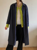 Trenchcoat Vintage Kem Unisex Layering Unisex Coat – L