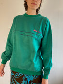 Sweater Vintage Turquoise Cotton & Acrylic Longsleeve Unisex – L