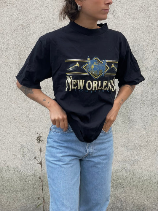 New Orleans T-Shirt Black